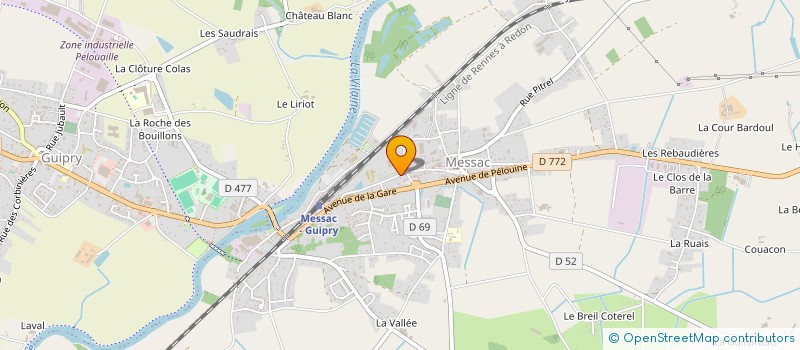 localisation de l'entreprise SKEA  GUIPRY-MESSAC