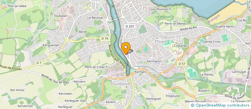 localisation de l'entreprise SKEAF  DOUARNENEZ