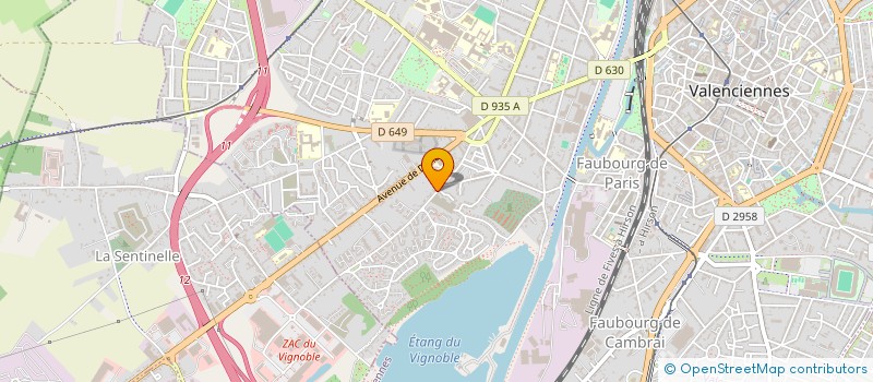 localisation de l'entreprise SKERF  VALENCIENNES