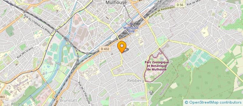 localisation de l'entreprise SKERZO MARKETING ET COMMUNICATION à STRASBOURG