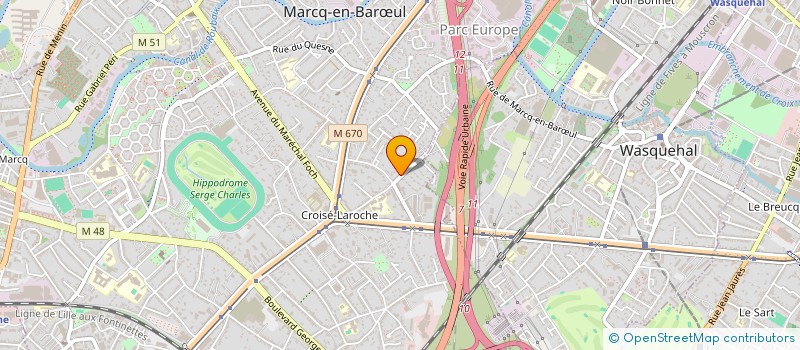 localisation de l'entreprise SKETCHBOARD à MARCQ-EN-BARŒUL