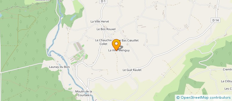 localisation de l'entreprise SKEUDENN BREIZH à LE MENE