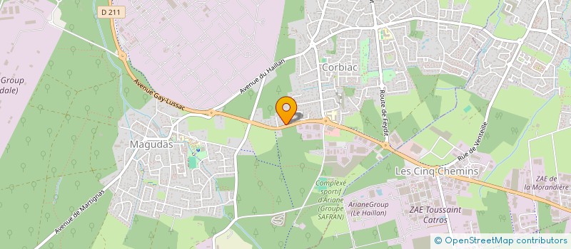 localisation de l'entreprise SKF  SAINT-MEDARD-EN-JALLES