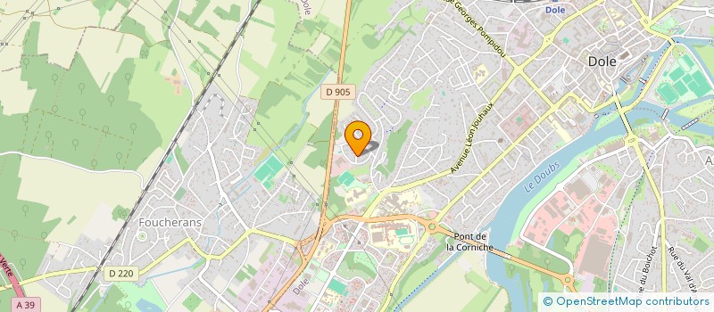 localisation de l'entreprise SKF BARDAGE  DOLE