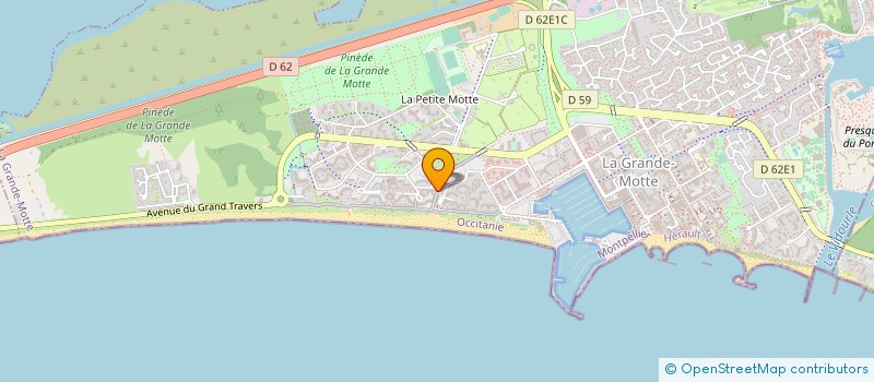 localisation de l'entreprise SKG7 à LA GRANDE-MOTTE