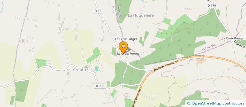localisation de l'entreprise SKGT à CROUTTES