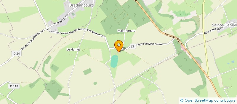 localisation de l'entreprise SKH  SAINTE-GENEVIEVE