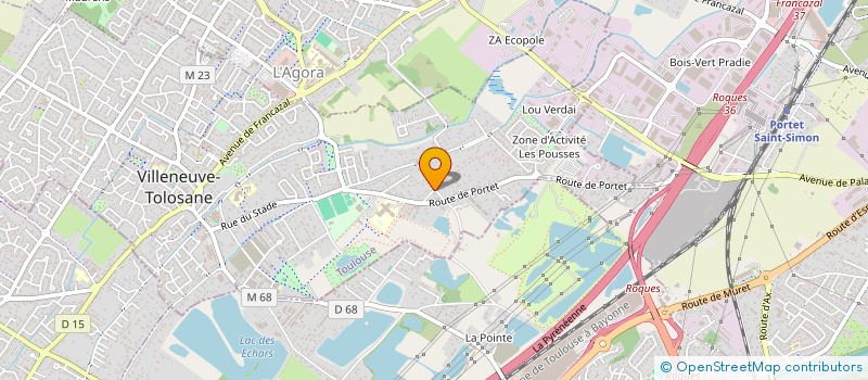 localisation de l'entreprise SKHIRAT  VILLENEUVE-TOLOSANE