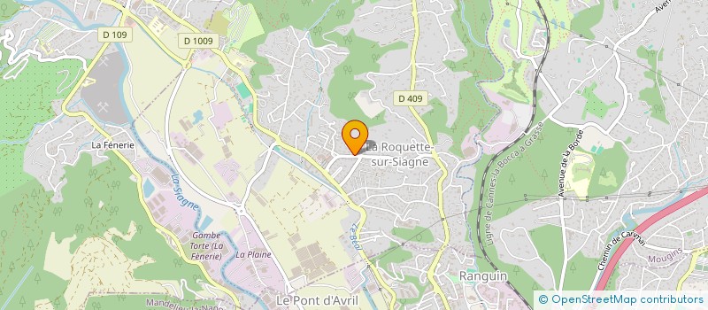 localisation de l'entreprise SKHOLE à LA ROQUETTE-SUR-SIAGNE