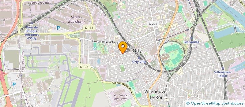 localisation de l'entreprise SKI  ORLY