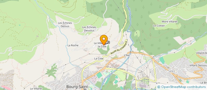 localisation de l'entreprise SKI ADVENTURES à BOURG-SAINT-MAURICE