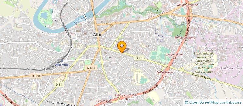 localisation de l'entreprise SKI CLUB ALBIGEOIS à ALBI