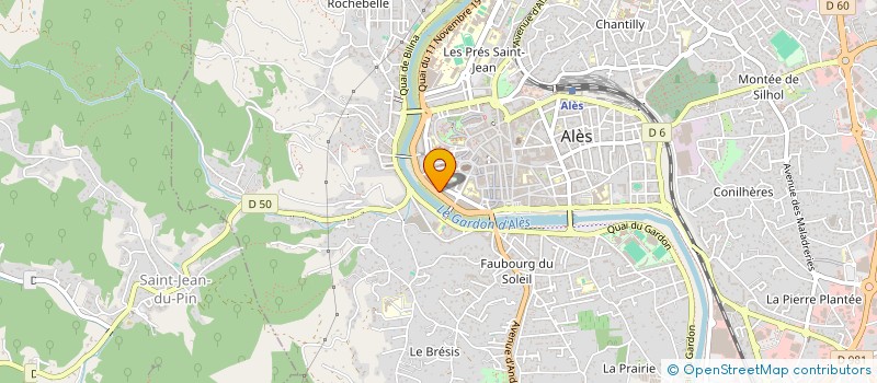 localisation de l'entreprise SKI CLUB ALESIEN  ALES