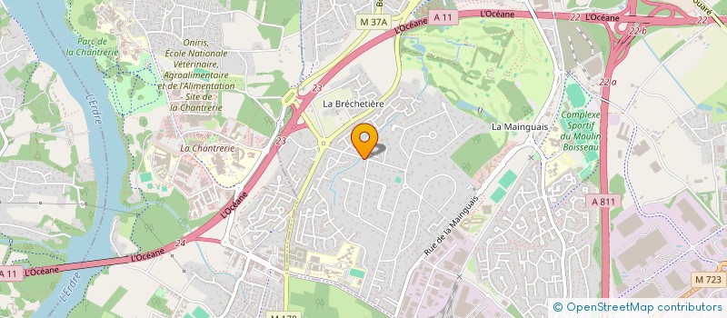localisation de l'entreprise SKI CLUB ATLANTIQUE  NANTES