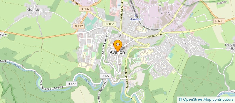 localisation de l'entreprise SKI-CLUB AVALLONNAIS à AVALLON