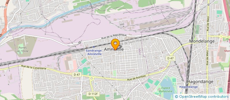 localisation de l'entreprise SKI CLUB D'AMNEVILLE  AMNEVILLE