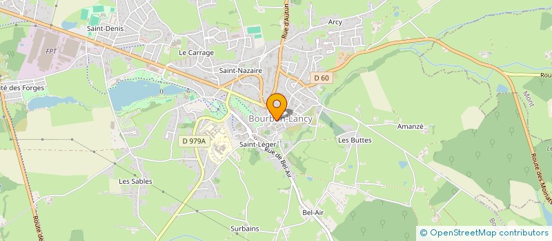 localisation de l'entreprise SKI CLUB DE BOURBON LANCY  BOURBON-LANCY