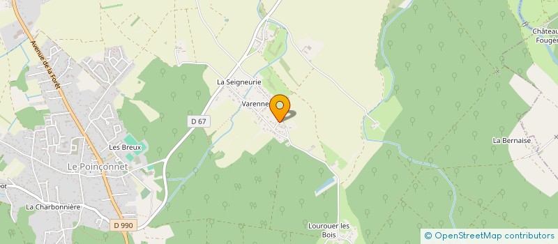 localisation de l'entreprise SKI CLUB DE L'INDRE à LE POINCONNET