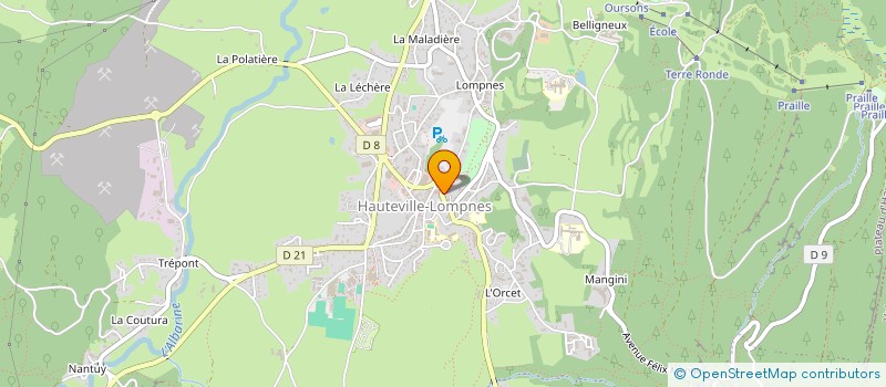 localisation de l'entreprise SKI CLUB DE LOMPNES à PLATEAU D'HAUTEVILLE