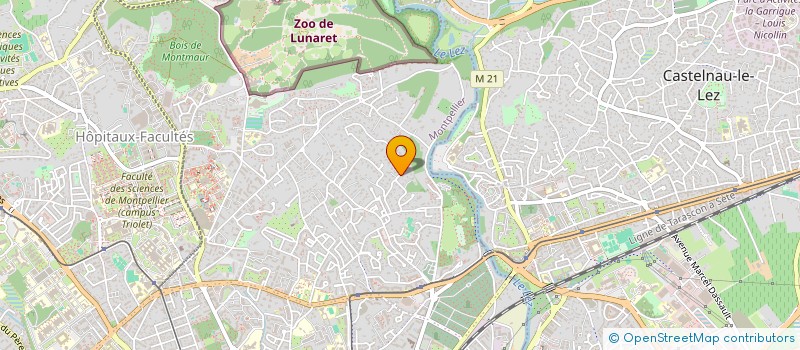 localisation de l'entreprise SKI CLUB DE MONTPELLIER à MONTPELLIER
