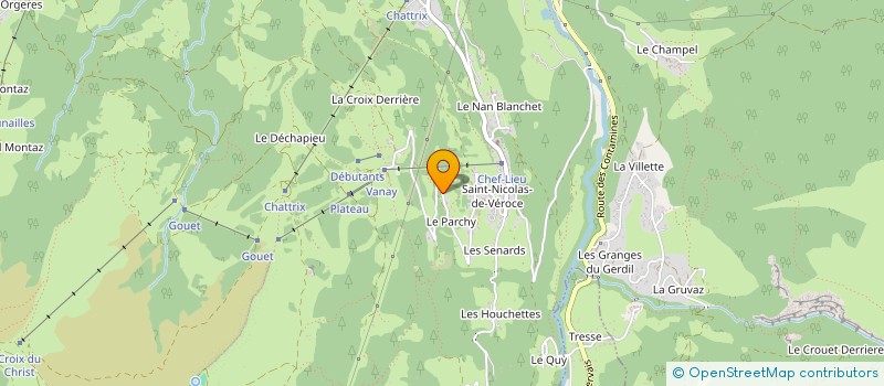 localisation de l'entreprise SKI CLUB DE SAINT NICOLAS  SAINT-GERVAIS-LES-BAINS