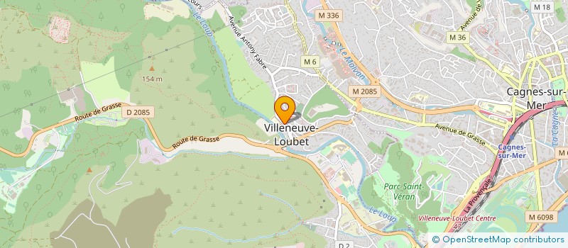 localisation de l'entreprise SKI CLUB DE VILLENEUVE LOUBET  VILLENEUVE-LOUBET