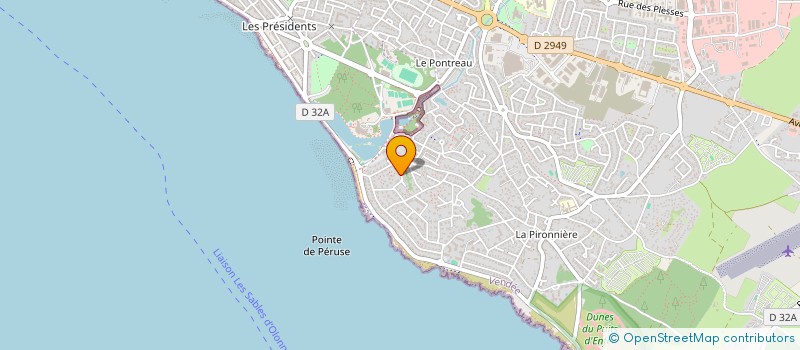 localisation de l'entreprise SKI CLUB DES OLONNES à LES SABLES D'OLONNE