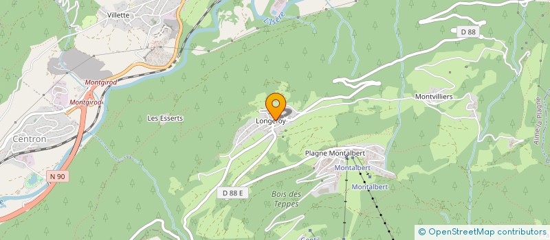 localisation de l'entreprise SKI CLUB DES SOURDS DE FRANCE  AIME-LA-PLAGNE