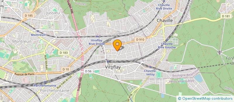 localisation de l'entreprise SKI CLUB DES YVELINES  VIROFLAY