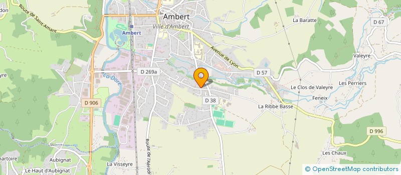 localisation de l'entreprise SKI CLUB DU LIVRADOIS à AMBERT
