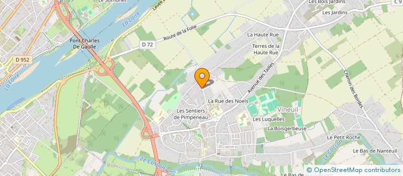 localisation de l'entreprise SKI CLUB DU LOIR ET CHER à VINEUIL