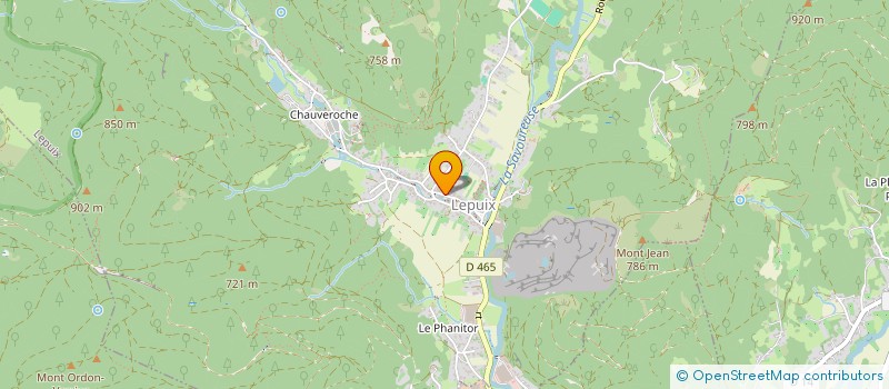 localisation de l'entreprise SKI CLUB HAUTE SAVOUREUSE 90  LEPUIX