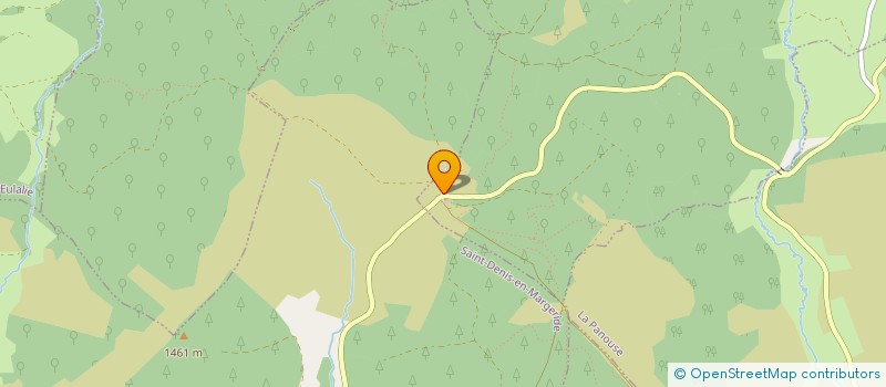 localisation de l'entreprise SKI-CLUB MARGERIDE LOZERE  SAINT-PAUL-LE-FROID