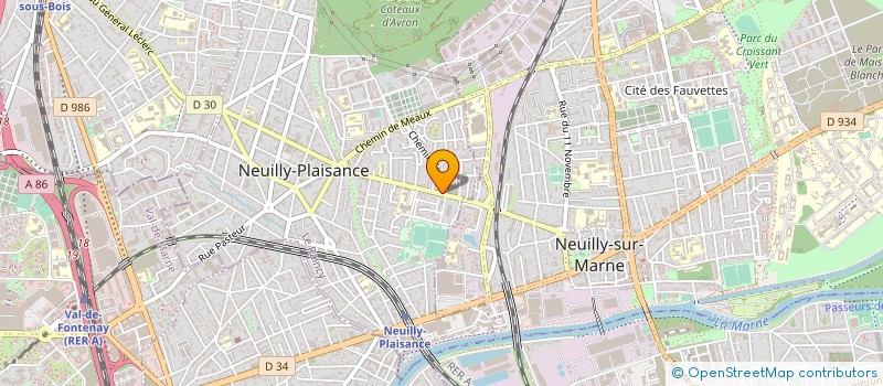 localisation de l'entreprise SKI CLUB NEUILLY PLAISANCE  NEUILLY-PLAISANCE