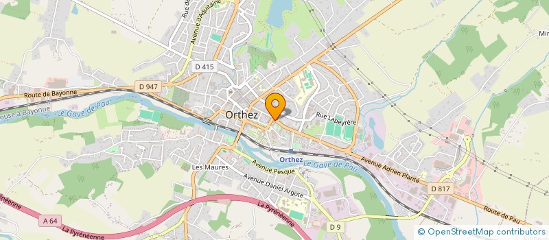 localisation de l'entreprise SKI CLUB ORTHESIEN à ORTHEZ