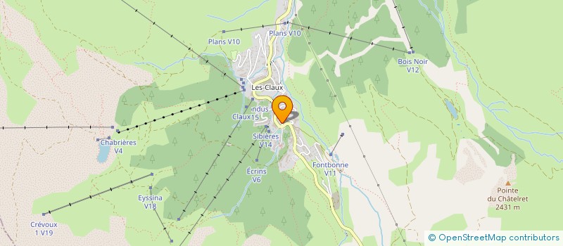 localisation de l'entreprise SKI CLUB PASSION  VARS