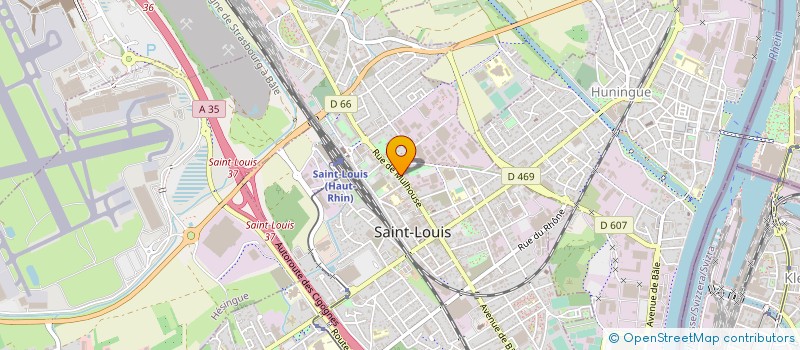 localisation de l'entreprise SKI CLUB SAINT LOUIS  HESINGUE