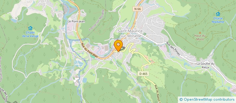 localisation de l'entreprise SKI CLUB SAINT MAURICE SUR MOSELLE  SAINT-MAURICE-SUR-MOSELLE