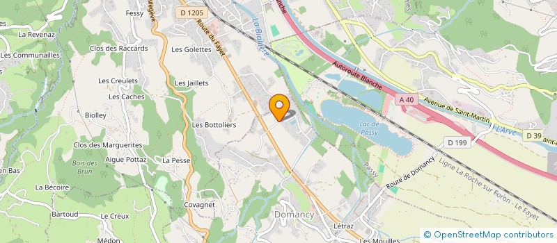 localisation de l'entreprise SKI CLUB SALLANCHES TETE NOIRE  SALLANCHES