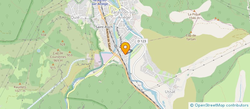localisation de l'entreprise SKI CLUB TARASCONNAIS à TARASCON-SUR-ARIEGE