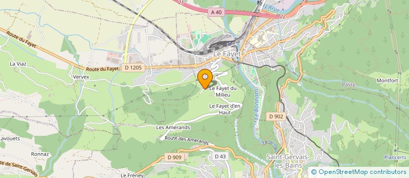 localisation de l'entreprise SKI CONCEPT à SAINT-GERVAIS-LES-BAINS