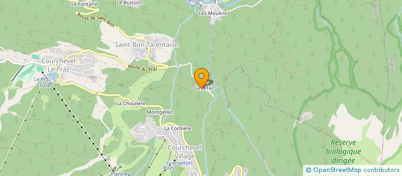 localisation de l'entreprise SKI CONSULTANTS à COURCHEVEL