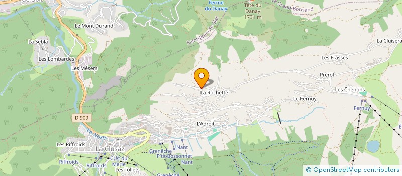 localisation de l'entreprise SKI CROZAT à LA CLUSAZ