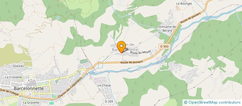 localisation de l'entreprise SKI ELITE DE L UBAYE  BARCELONNETTE