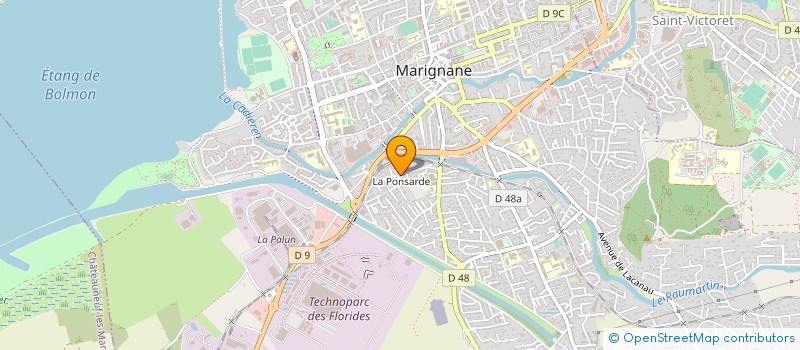 localisation de l'entreprise SKI EN FAMILLE  MARIGNANE