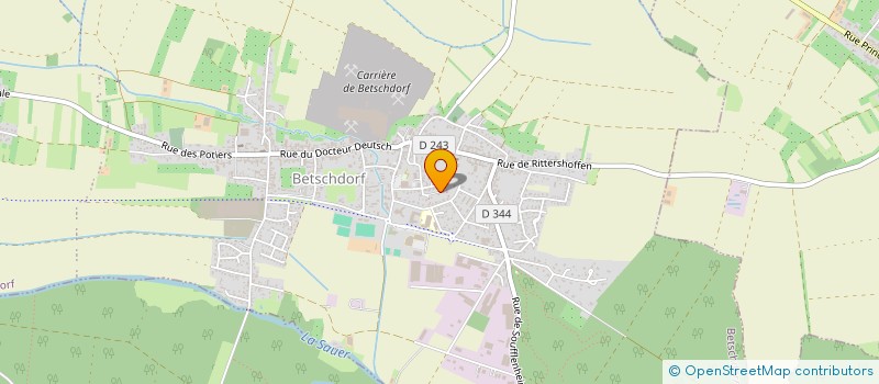 localisation de l'entreprise SKI ET LOISIRS POUR TOUS  BETSCHDORF