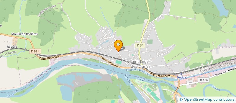 localisation de l'entreprise SKI ET MONTAGNE à SAINT-LEGER-DES-VIGNES