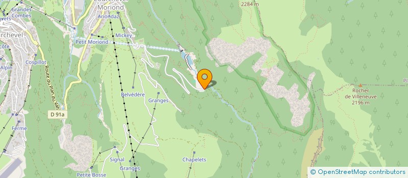 localisation de l'entreprise SKI EXCEL à COURCHEVEL