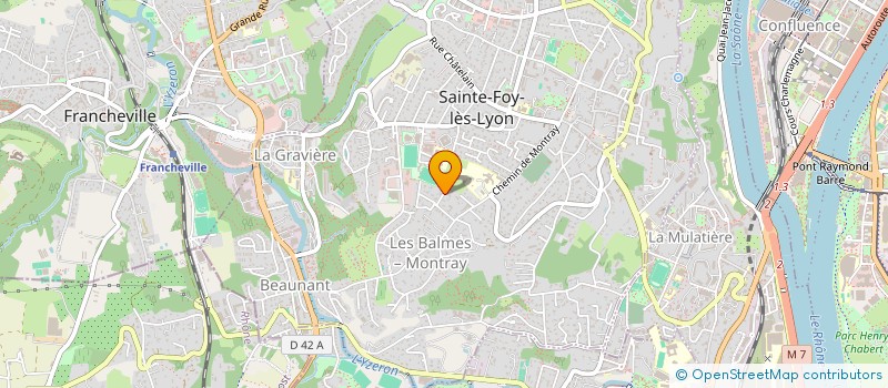 localisation de l'entreprise SKI FAMILY  SAINTE-FOY-LES-LYON