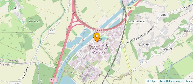 localisation de l'entreprise SKI GURU à PORTE-DE-SAVOIE